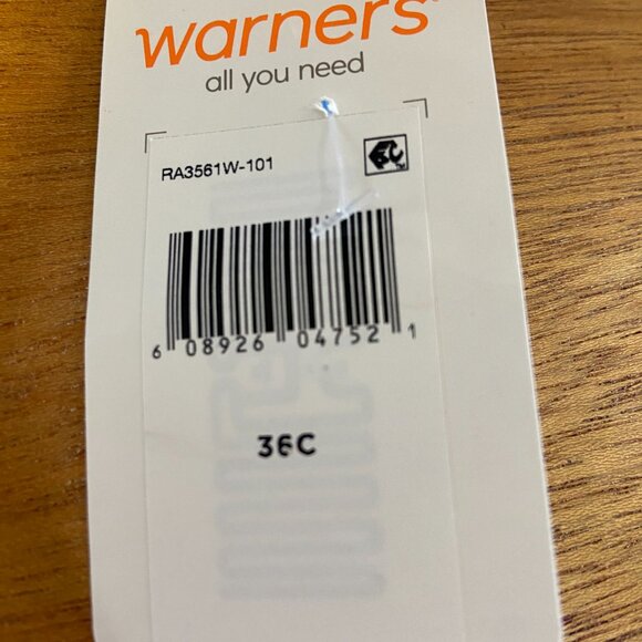 **Warner's** Women's Blissful Benefits Side Smoothing Wire Bra Black - Picture 7 of 7